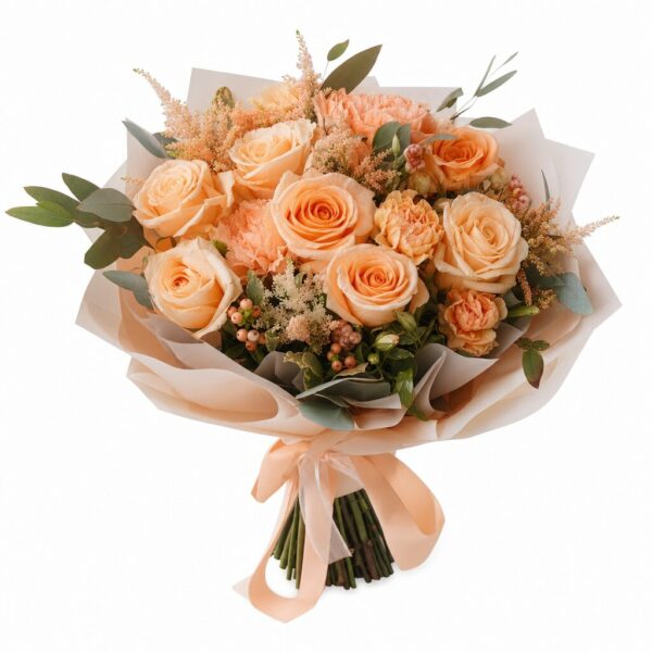 Peach Roses — 蜜桃玫瑰花束